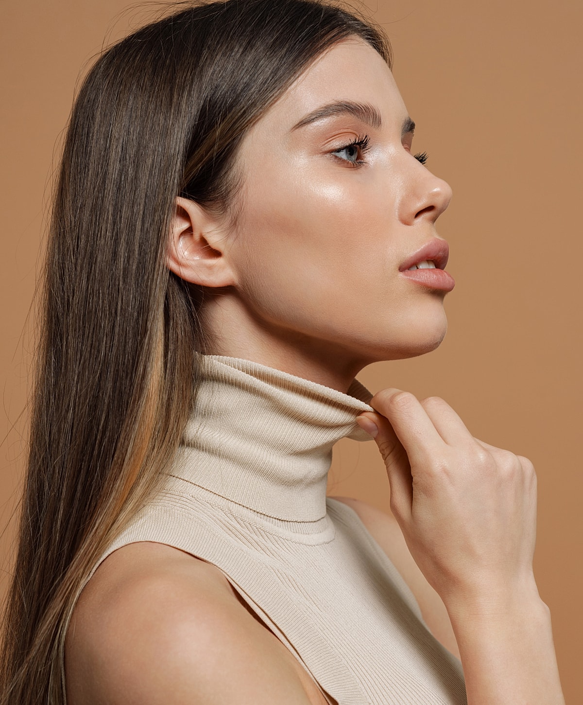 Modern living space with stylish blue chairs