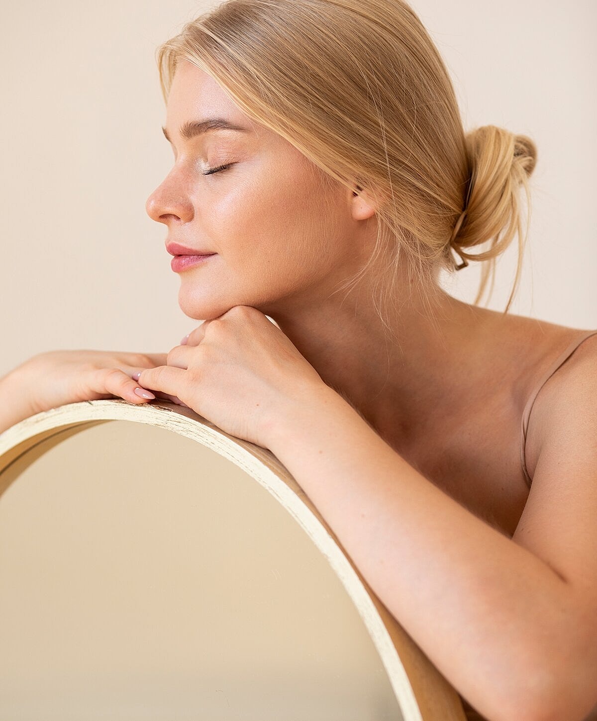 Modern living space with stylish blue chairs
